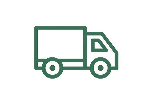 make it an icon of a shipping truck and its green